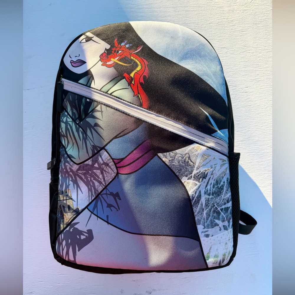 Mulan Disney Princess Vintage Printer Backpack